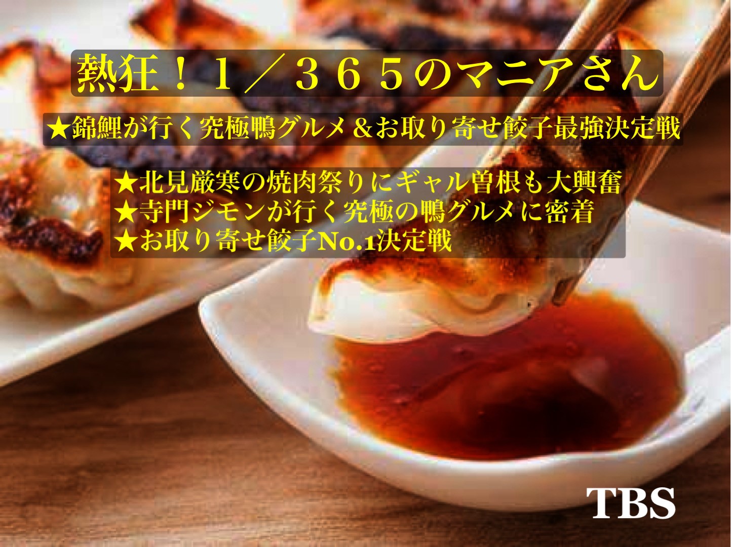 ★錦鯉が行く究極鴨グルメ＆お取り寄せ餃子最強決定戦