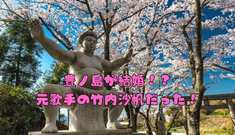 豊ノ島が結婚！？元歌手の竹内沙帆だった！