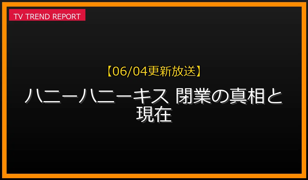 ハニーハニーキス（Honey×Honey xoxo）マフィン回収騒動と閉業の真相