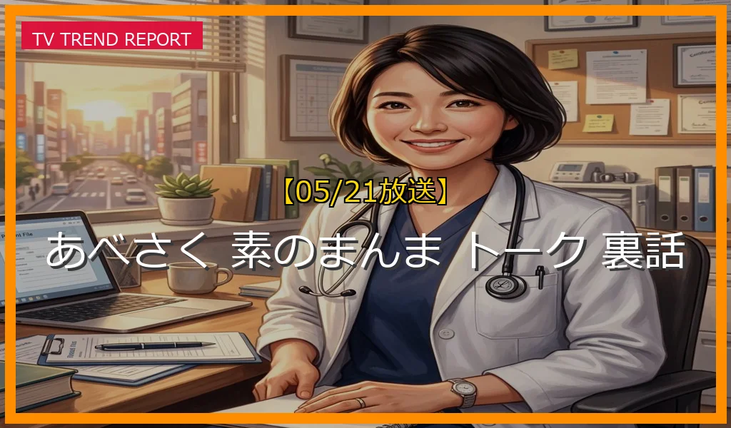 【05/21放送】『素のまんま』5月21日放送回トークまとめ！阿部亮平＆佐久間大介の「しっとり」進行や新曲MV撮影の裏話の最新情報・見どころ解説